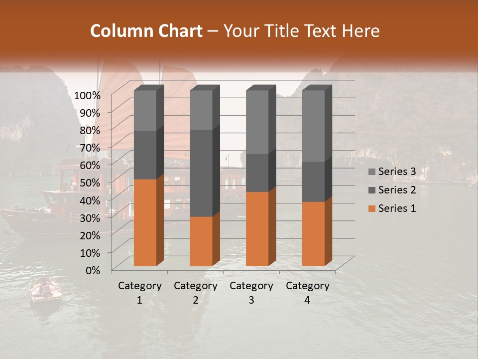 Landscape Ocean Holiday PowerPoint Template