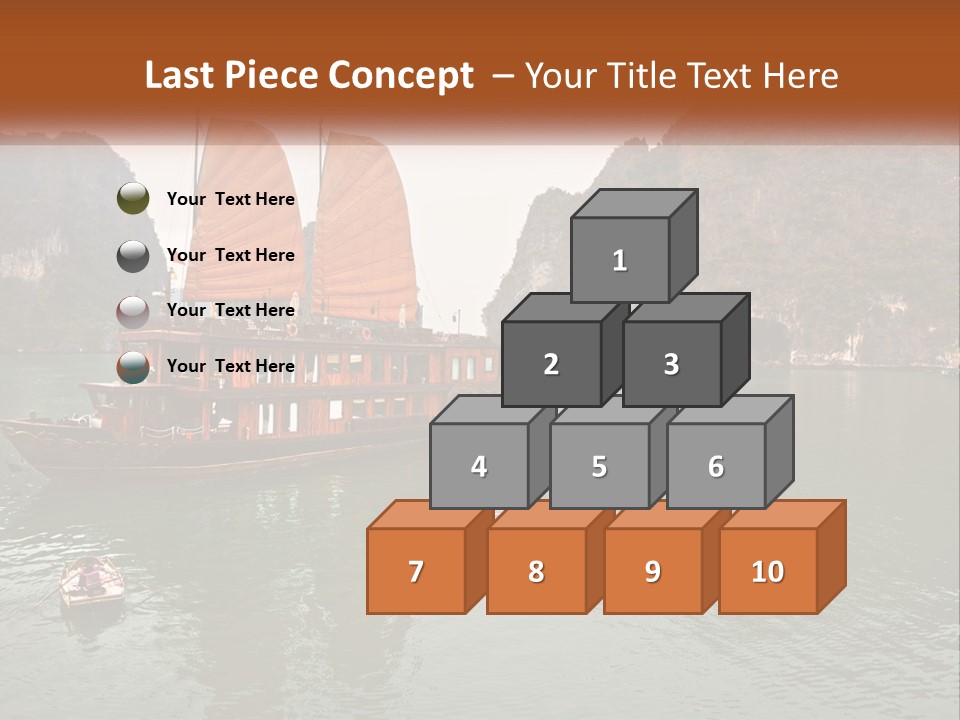 Landscape Ocean Holiday PowerPoint Template