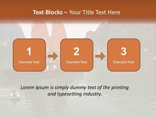 Landscape Ocean Holiday PowerPoint Template