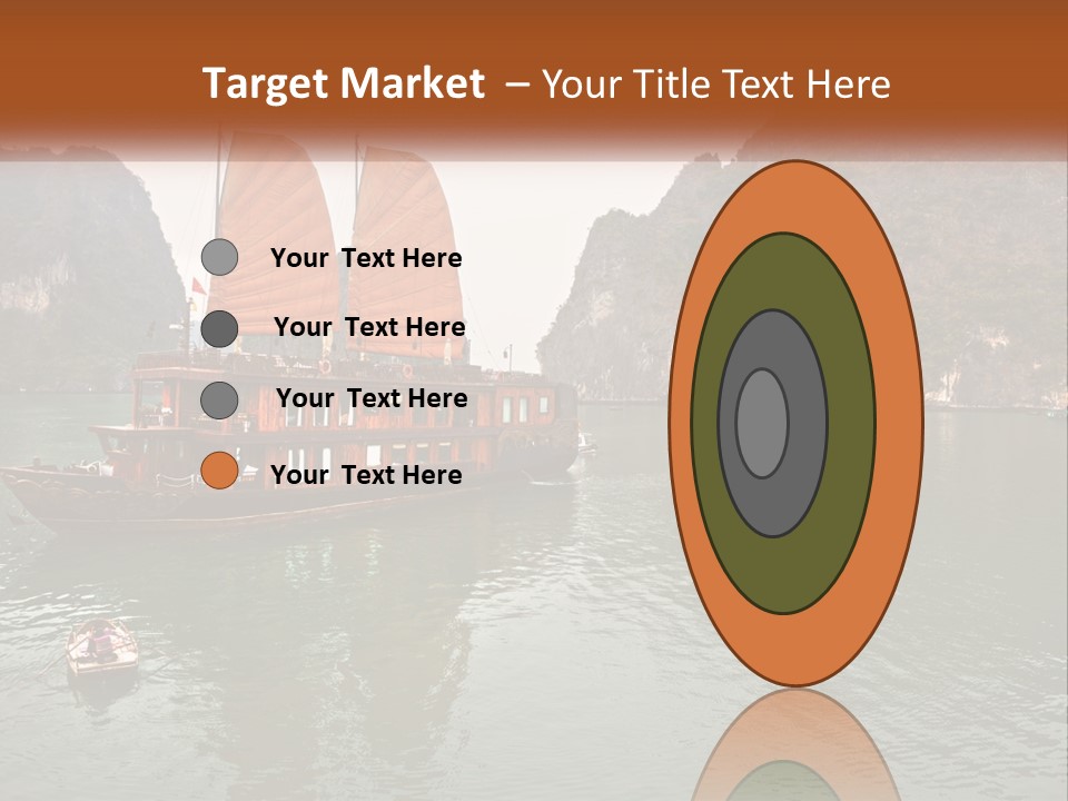 Landscape Ocean Holiday PowerPoint Template