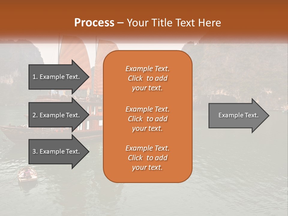 Landscape Ocean Holiday PowerPoint Template