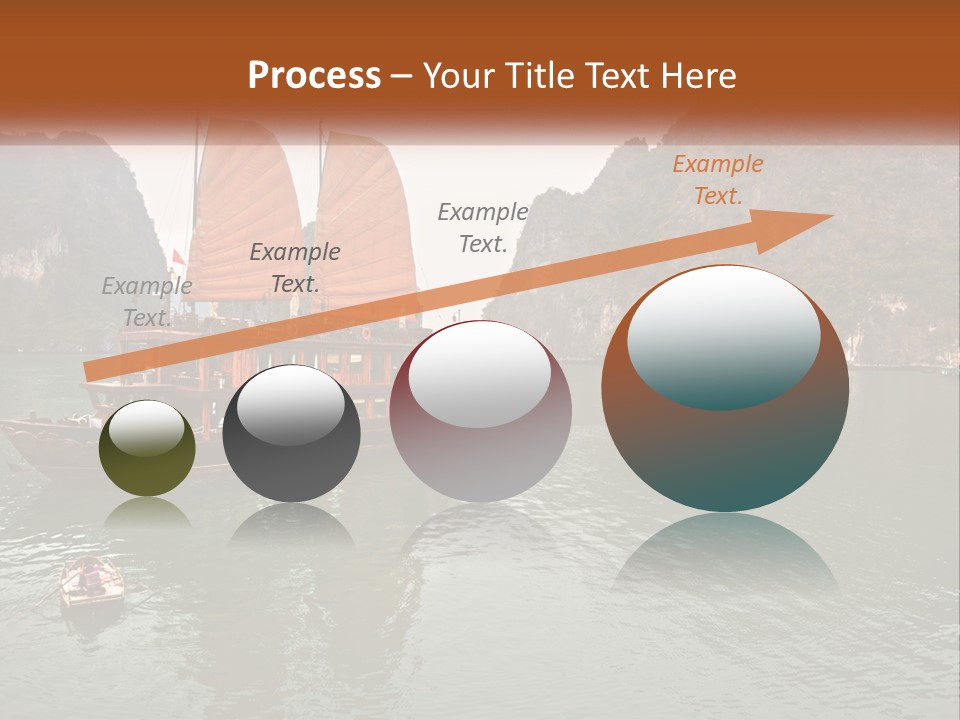 Landscape Ocean Holiday PowerPoint Template