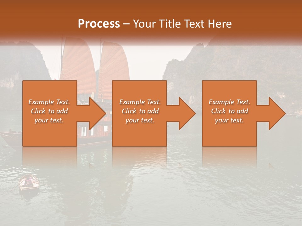 Landscape Ocean Holiday PowerPoint Template
