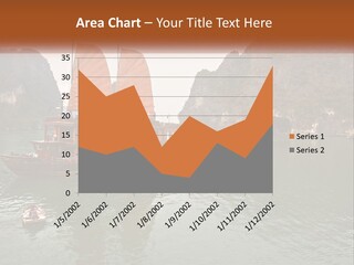 Landscape Ocean Holiday PowerPoint Template