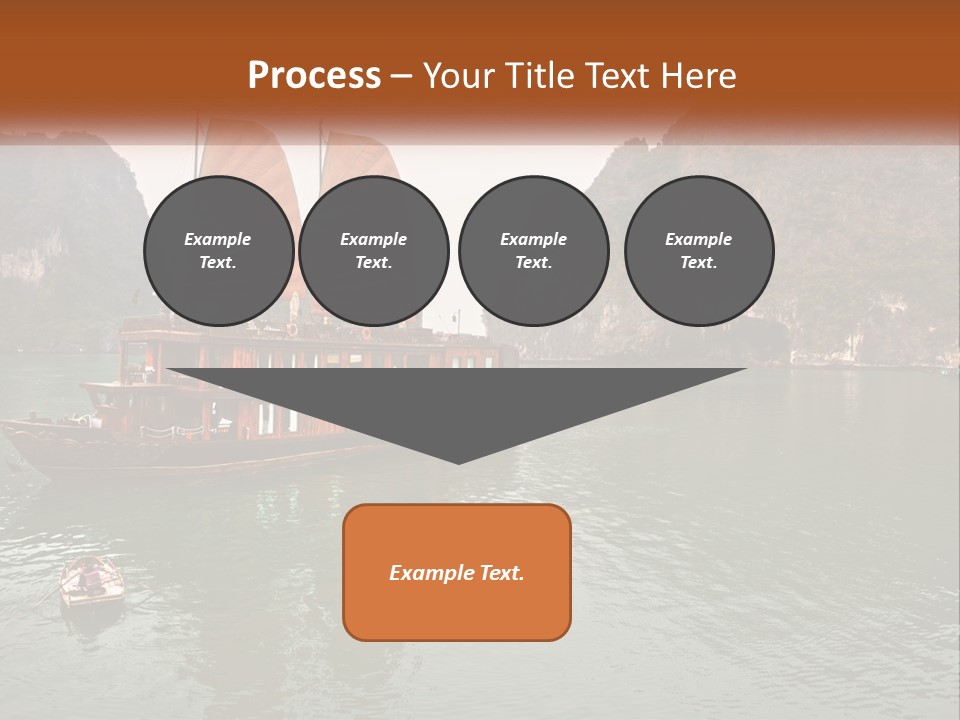 Landscape Ocean Holiday PowerPoint Template