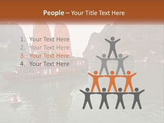 Landscape Ocean Holiday PowerPoint Template