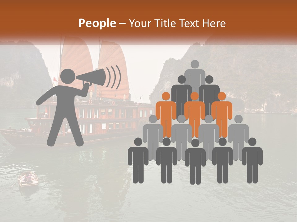 Landscape Ocean Holiday PowerPoint Template