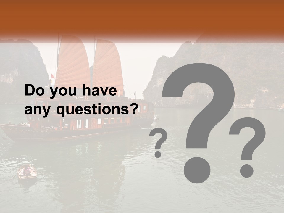 Landscape Ocean Holiday PowerPoint Template