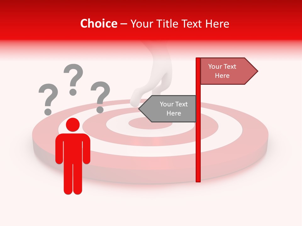 Direction Wishes Jumping PowerPoint Template