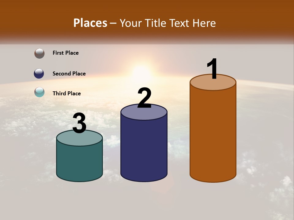 Science Planet Black PowerPoint Template