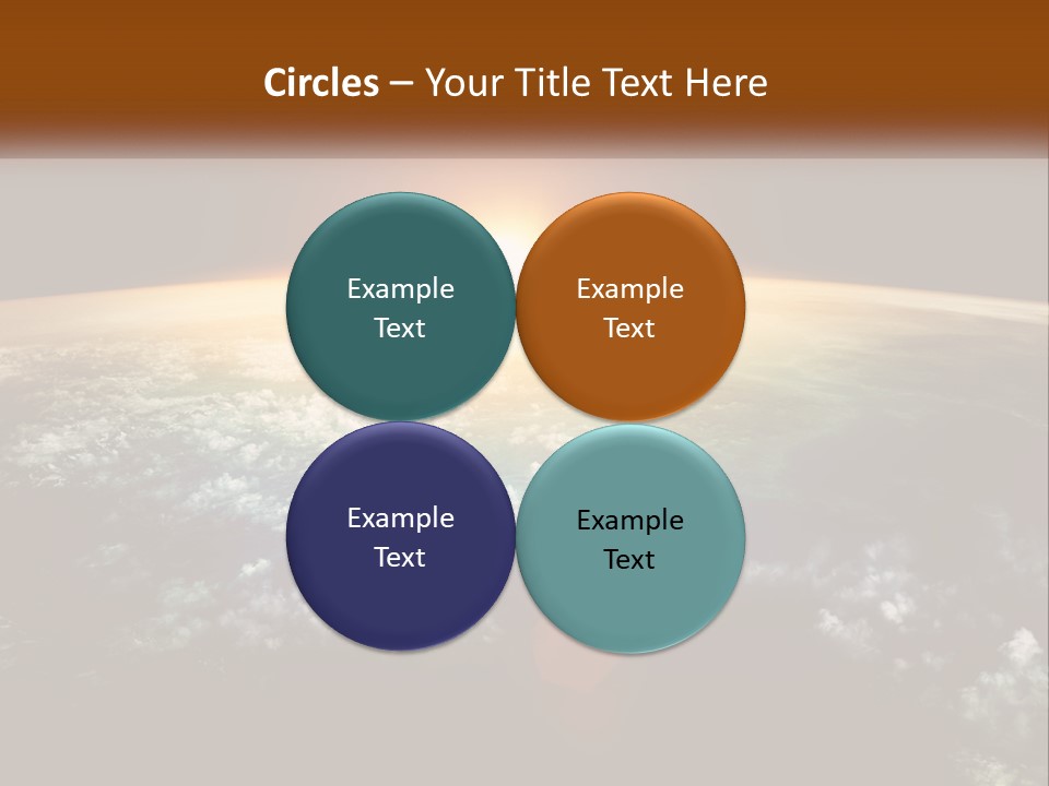 Science Planet Black PowerPoint Template