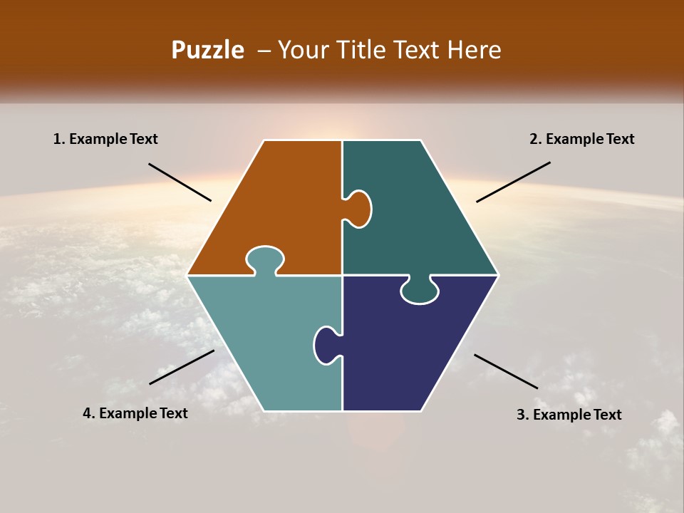 Science Planet Black PowerPoint Template