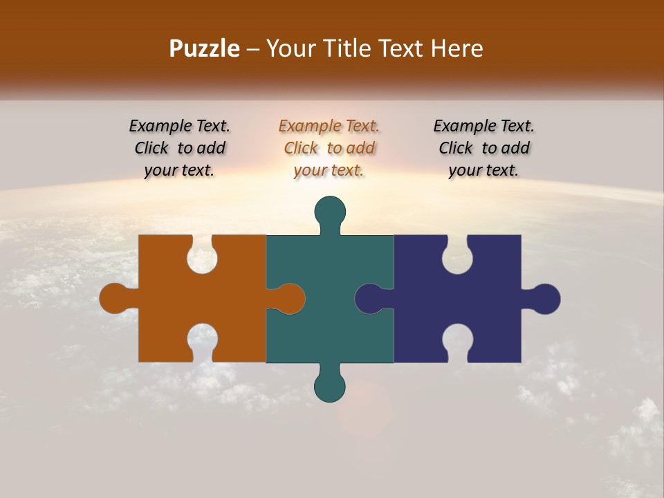 Science Planet Black PowerPoint Template