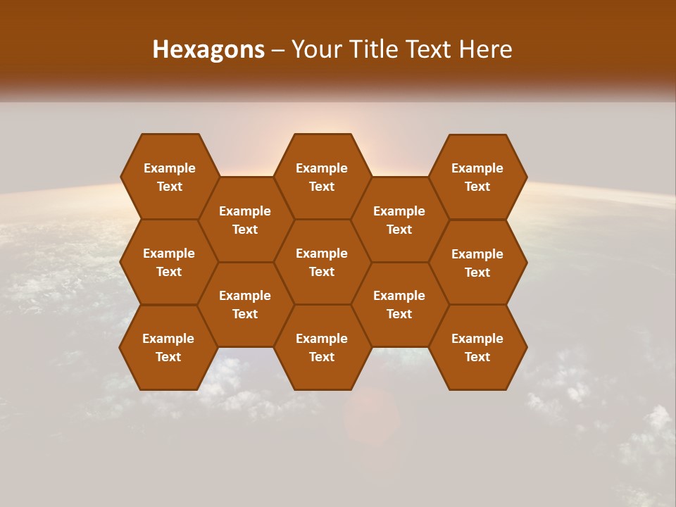 Science Planet Black PowerPoint Template