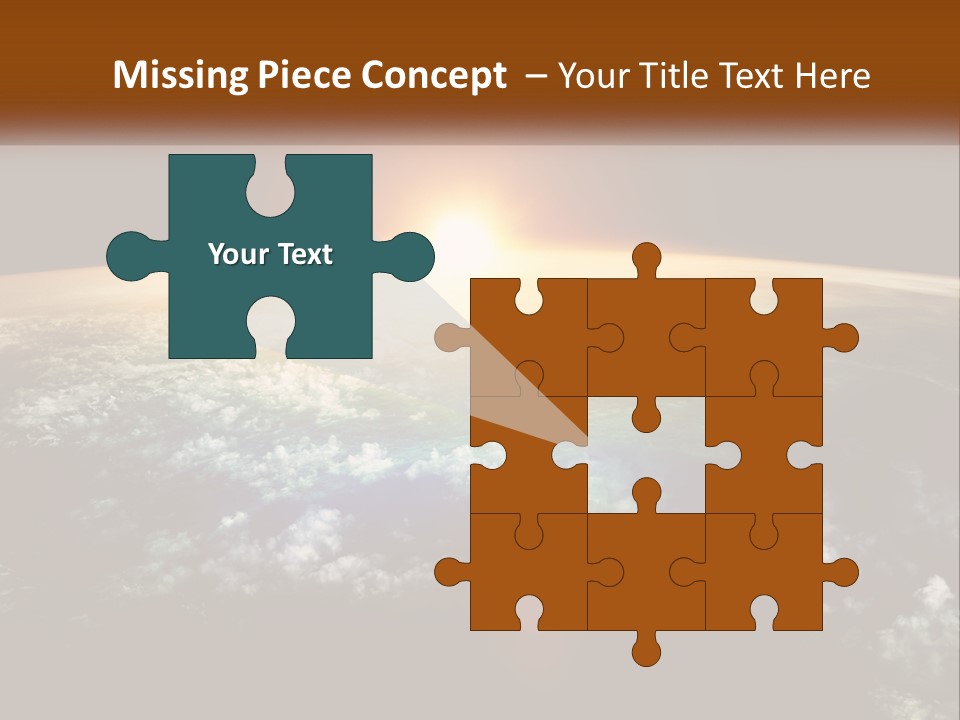 Science Planet Black PowerPoint Template