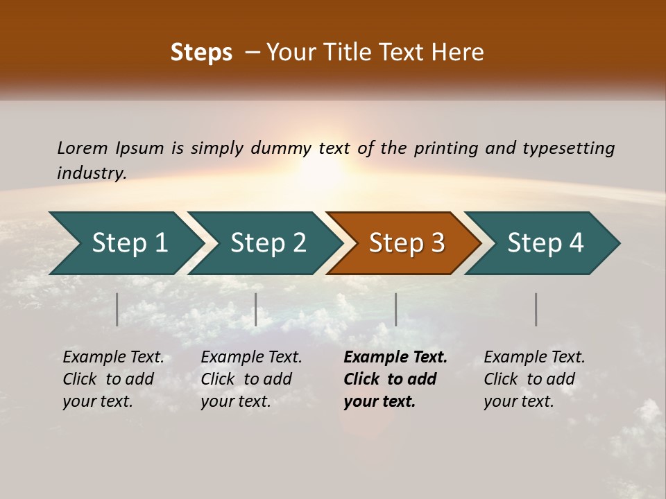 Science Planet Black PowerPoint Template