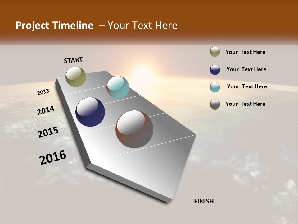 Science Planet Black PowerPoint Template