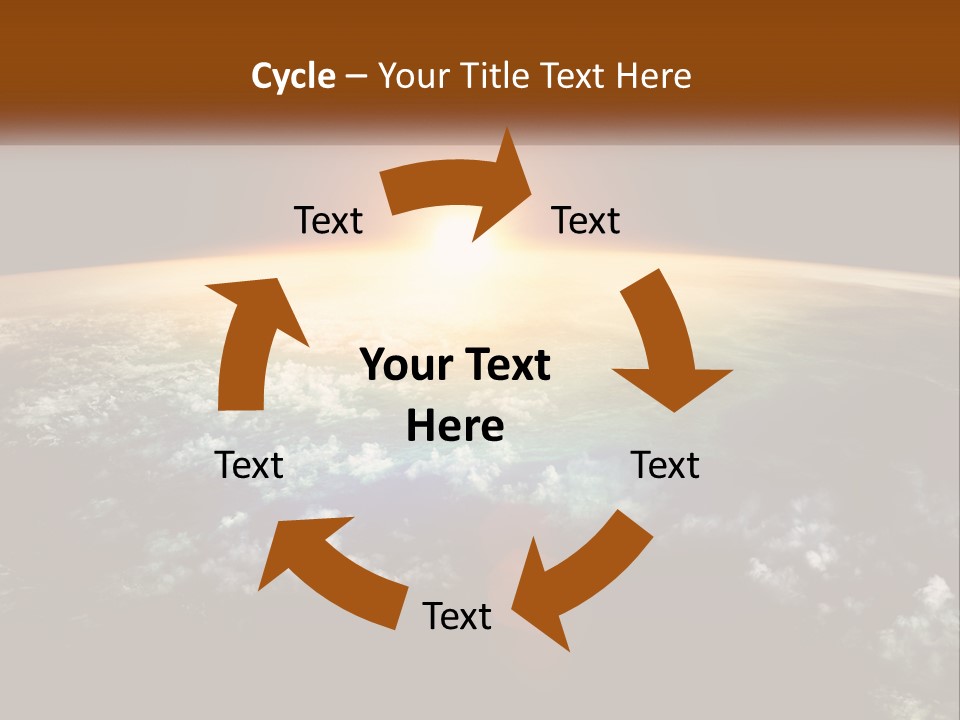 Science Planet Black PowerPoint Template