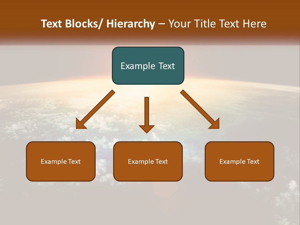 Science Planet Black PowerPoint Template