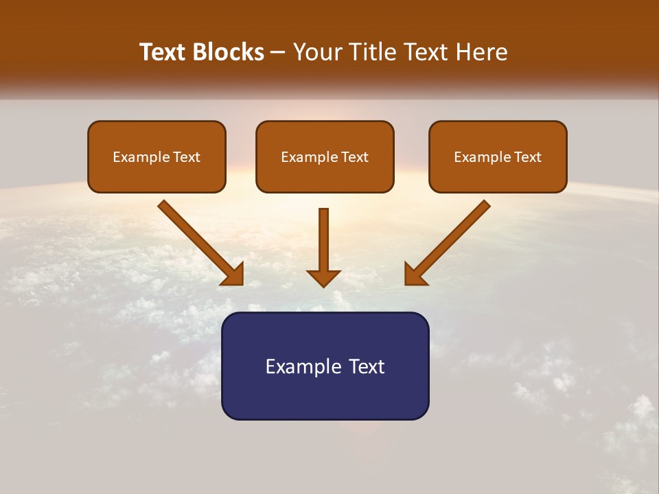 Science Planet Black PowerPoint Template