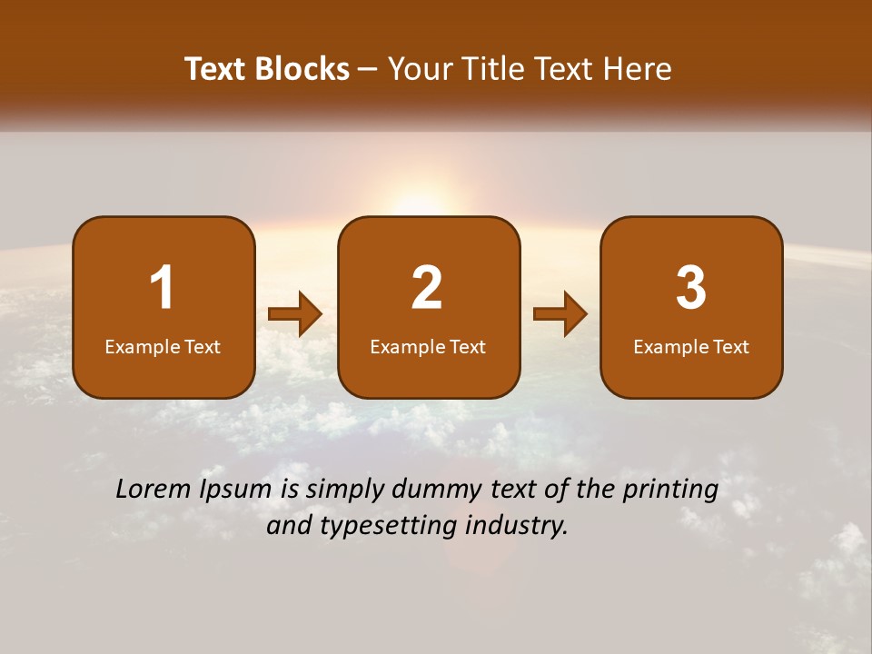 Science Planet Black PowerPoint Template