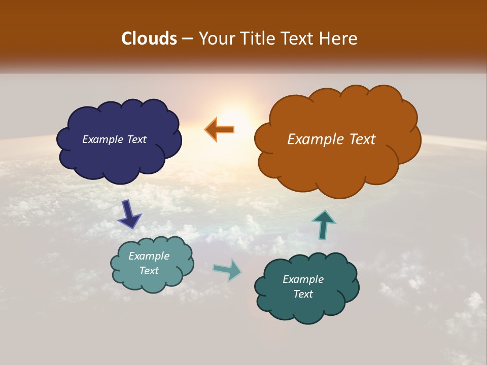 Science Planet Black PowerPoint Template