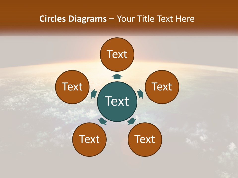 Science Planet Black PowerPoint Template