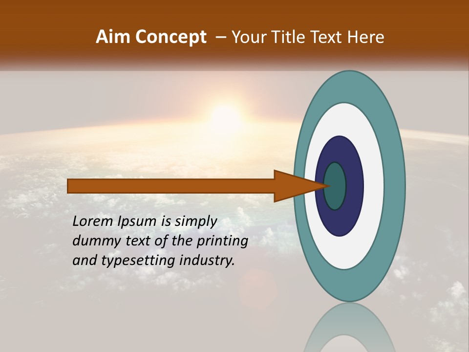 Science Planet Black PowerPoint Template