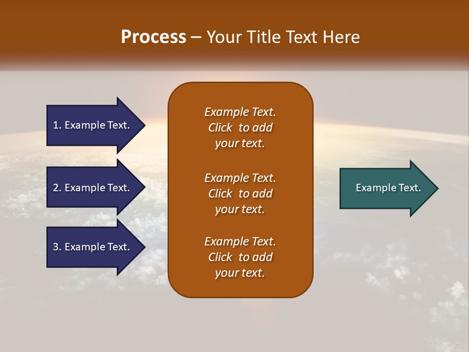 Science Planet Black PowerPoint Template