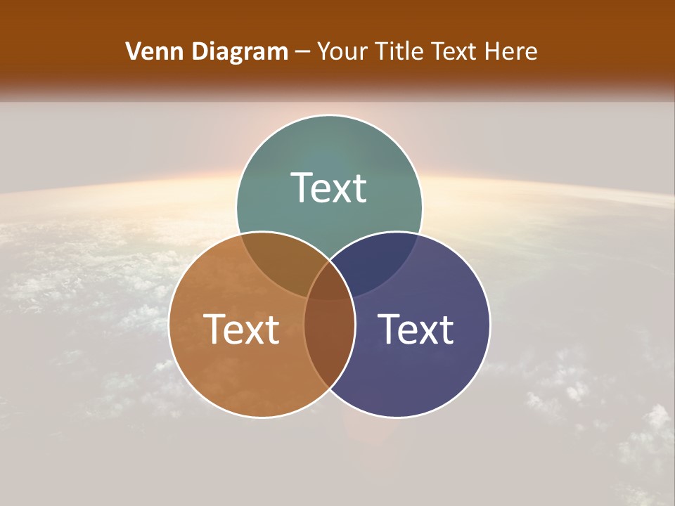 Science Planet Black PowerPoint Template