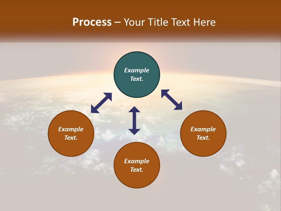 Science Planet Black PowerPoint Template