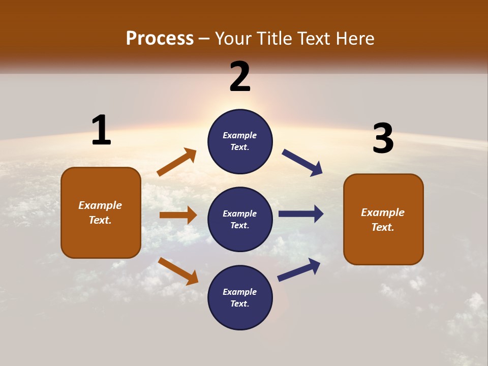 Science Planet Black PowerPoint Template