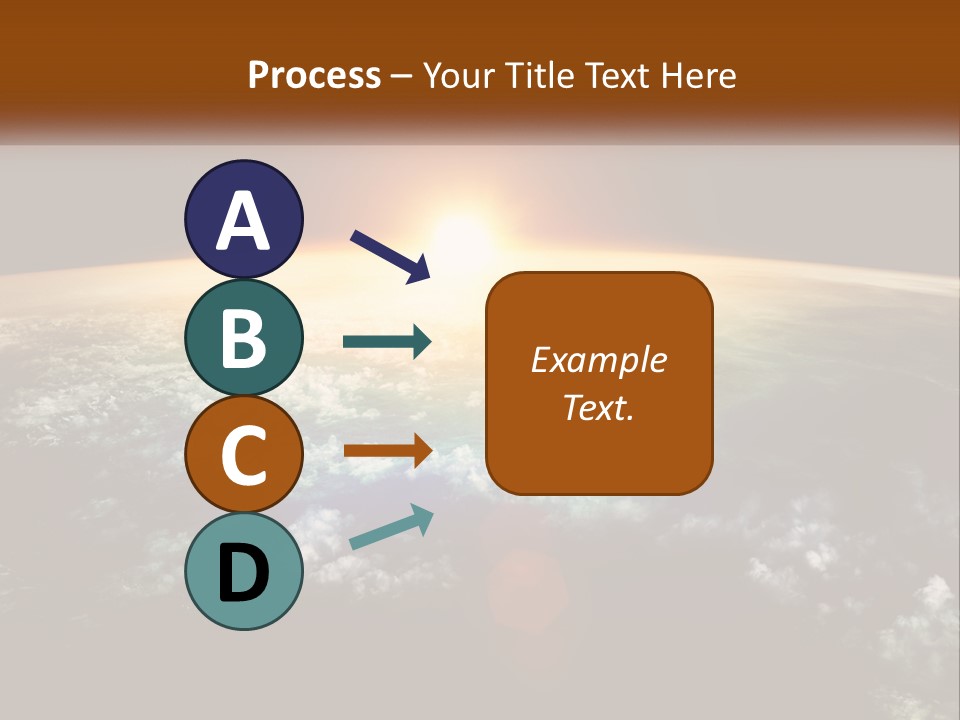 Science Planet Black PowerPoint Template