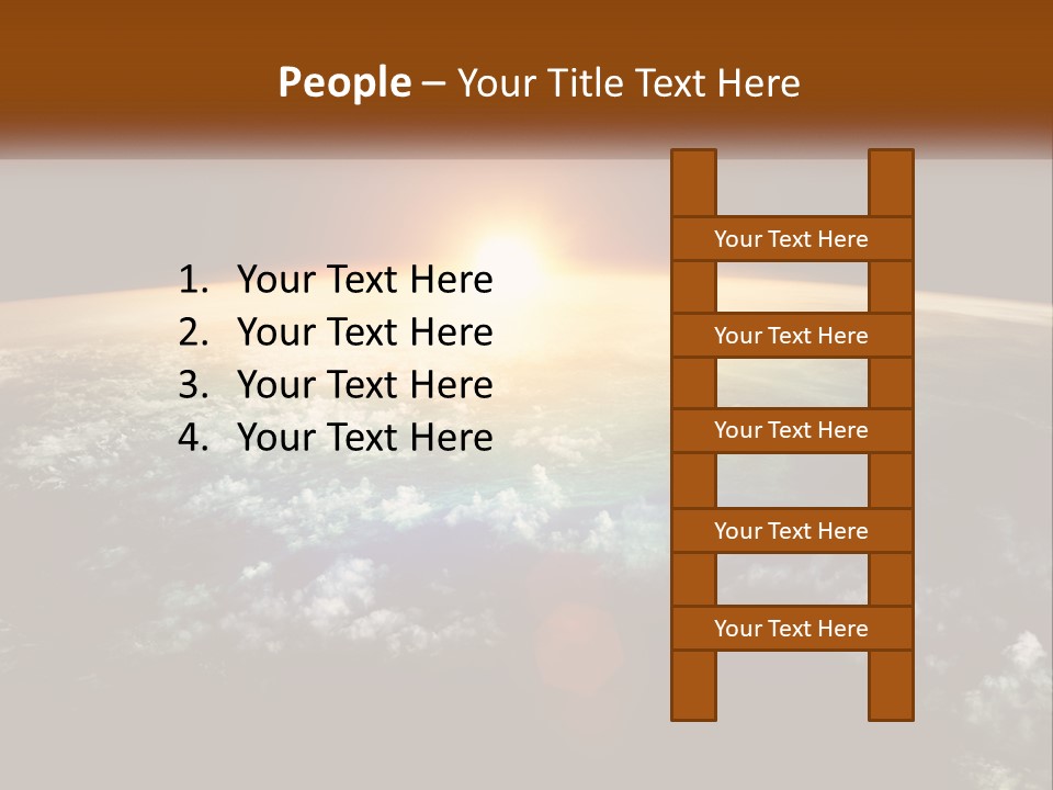 Science Planet Black PowerPoint Template