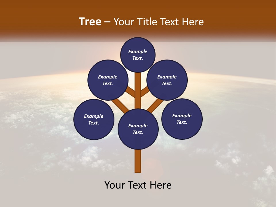 Science Planet Black PowerPoint Template