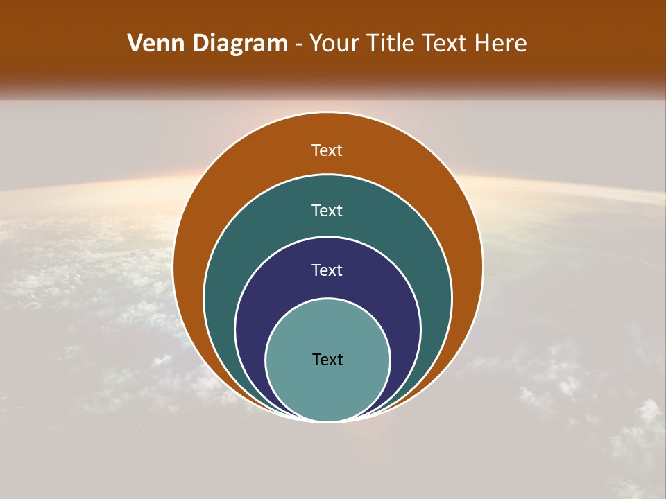 Science Planet Black PowerPoint Template