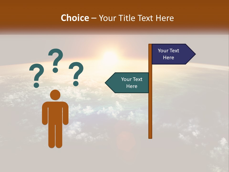 Science Planet Black PowerPoint Template
