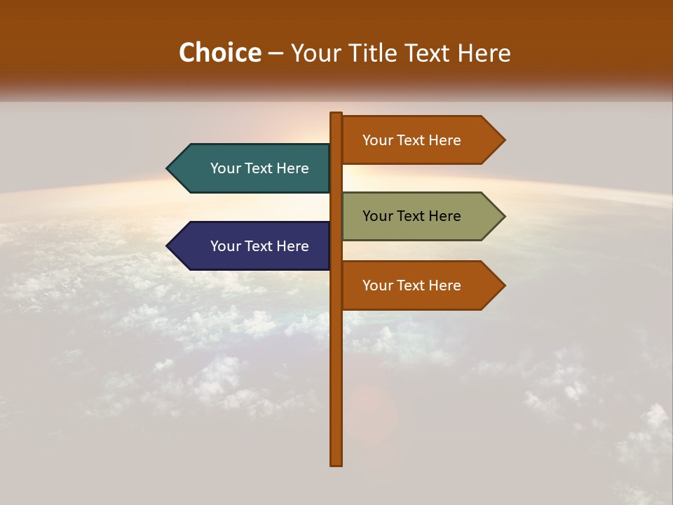 Science Planet Black PowerPoint Template