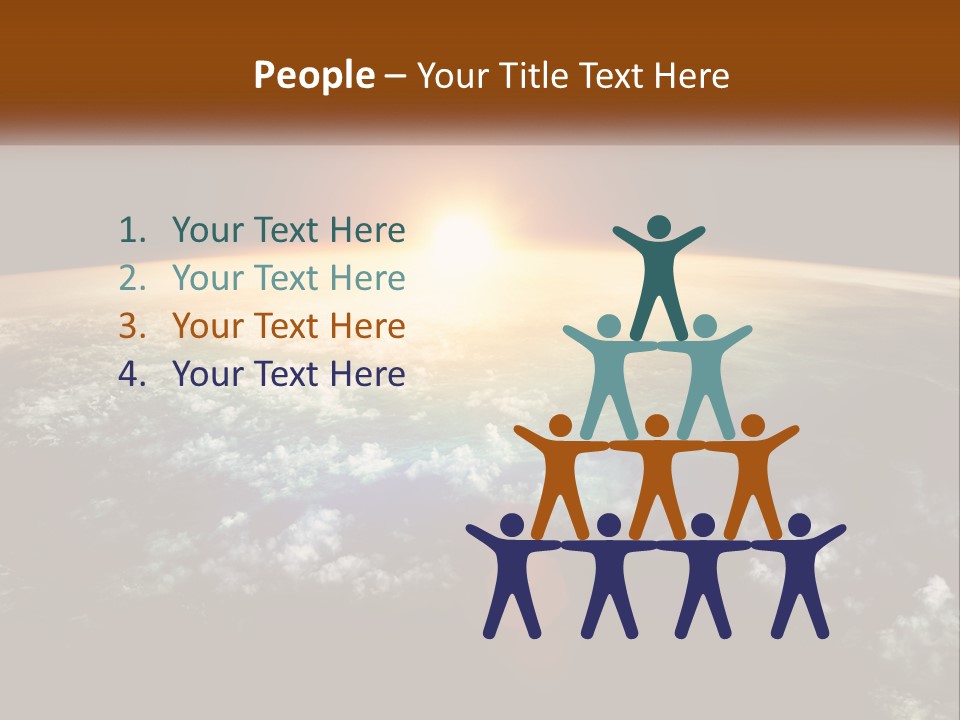 Science Planet Black PowerPoint Template