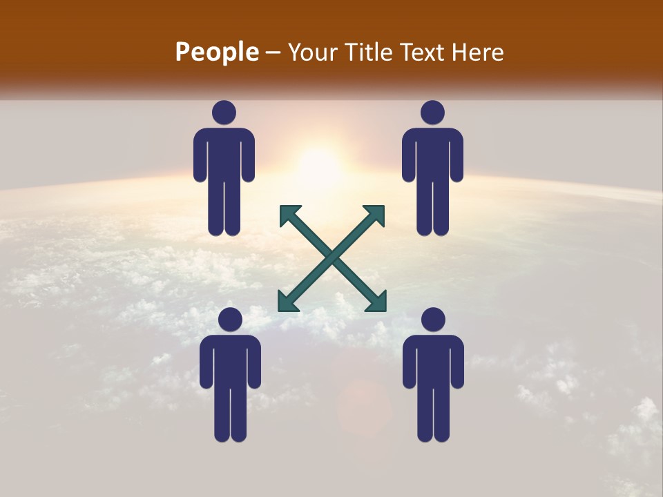 Science Planet Black PowerPoint Template