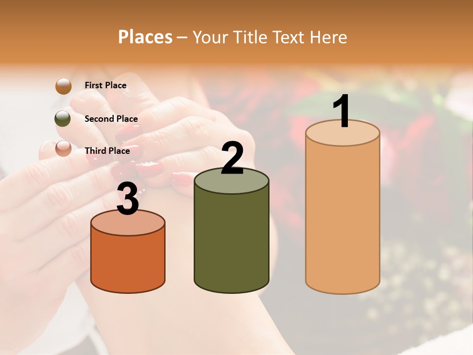 Reflexology Beauty Rose PowerPoint Template