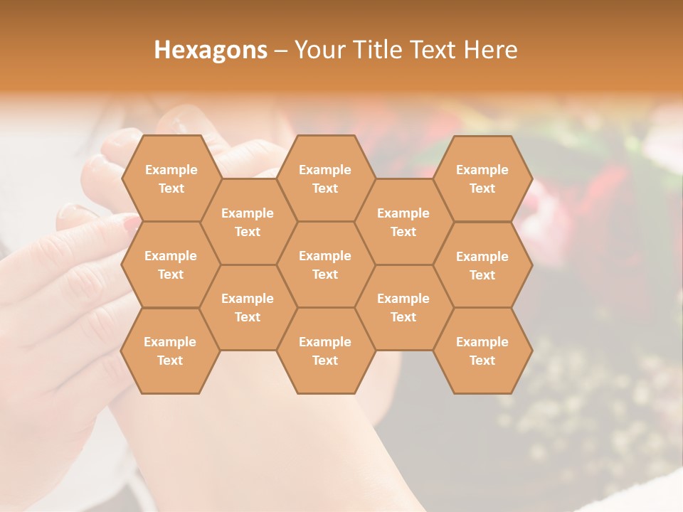 Reflexology Beauty Rose PowerPoint Template