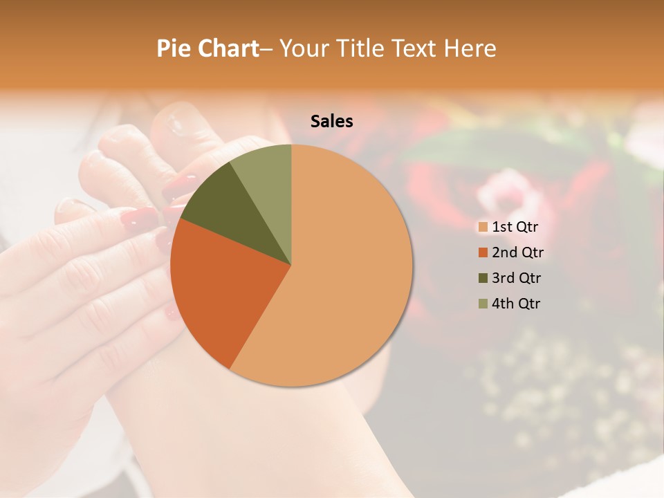 Reflexology Beauty Rose PowerPoint Template