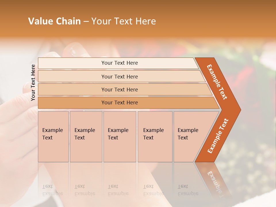 Reflexology Beauty Rose PowerPoint Template