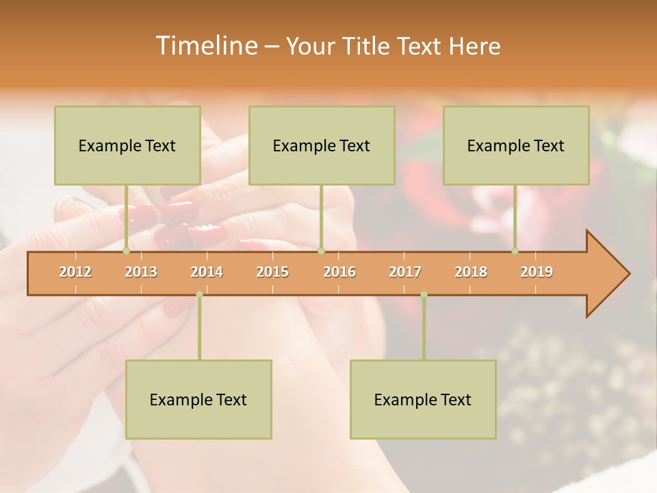 Reflexology Beauty Rose PowerPoint Template