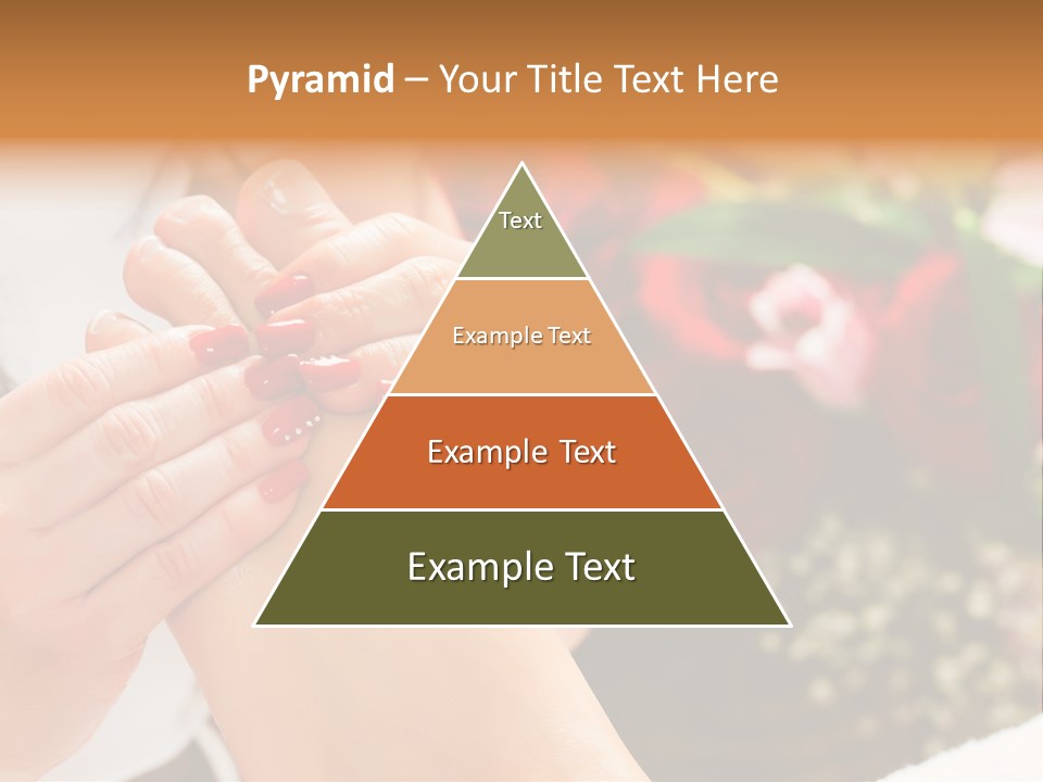 Reflexology Beauty Rose PowerPoint Template