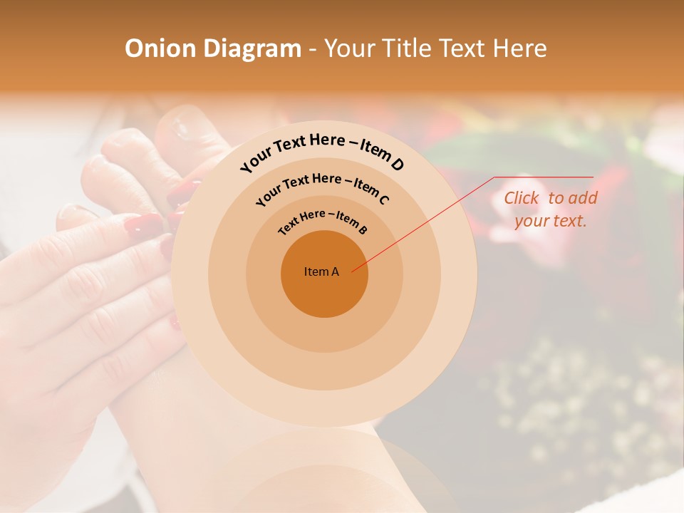 Reflexology Beauty Rose PowerPoint Template