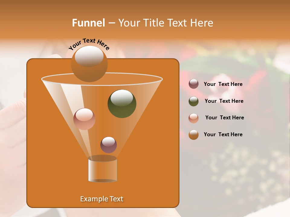 Reflexology Beauty Rose PowerPoint Template