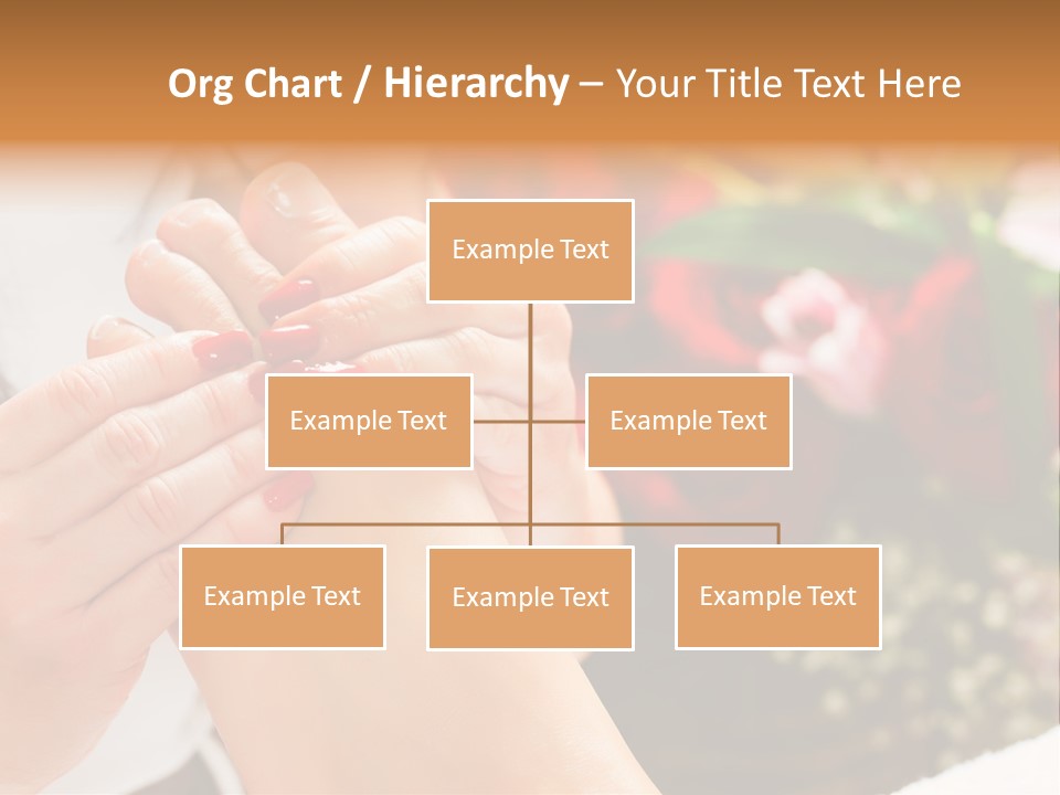 Reflexology Beauty Rose PowerPoint Template