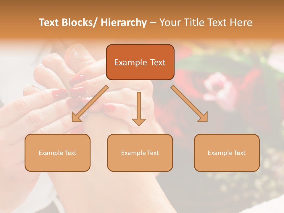 Reflexology Beauty Rose PowerPoint Template